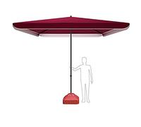 CLSDRZC Patio Garden with Base, Outdoor Beach Umbrella, Store Door Height Adjustable, Rust-Proof Parasol For Consumer and Commercial Use