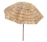CLSDRZC Patio Market Outdoor Table Garden Parasol 8 Ft Imitation Straw Umbrella with Tilt Function, Sun Protection, Detachable Without Base, for Beach/Pool/Patio