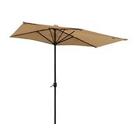 CLSDRZC Patio Outdoor Umbrellas/Parasol Umbrell, with Crank Handle,with 5 Ribs, Protection, for Commercial and Residential Use, Multi-Purpose Sun Umbrella Good