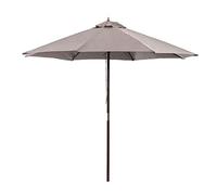 CLSDRZC Patio Umbrella Garden Parasol,2.7M Garden Outdoor Patio Sun Shade, Large in Aluminium Umbrella Canopy Lightweight Sturdy UV Protective for Beach/Pool/Patio/Outdoor Shelter Tent