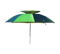 CLSDRZC Patio Umbrella Outdoor Parasol Portable Beach Umbrella Double-Layer Breathable Heat Dissipation for Outdoor Gardens Pool Balcony(Green-A)