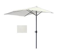 CLSDRZC PCS 2.5x1.2M Shade Canopy, 5 Sturdy Ribs, Decorative, Easy to Assemble, for Garden Yard Beach Pool Market Table Parasol, Patio Umbrella