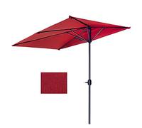 CLSDRZC PCS 2.5x1.2M Shade Canopy, 5 Sturdy Ribs, Decorative, Easy to Assemble, for Garden Yard Beach Pool Market Table Parasol, Patio Umbrella
