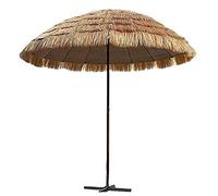 CLSDRZC Portable Garden Parasol Outdoor Patio Sunshade Foldable Space Saving Round Hawaiian Beach Umbrella with Tilt Function For Consumer and Commercial Use