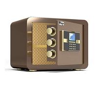 CLSDRZC s Seguro Electronic, hogar pequeño de 25 cm de Fuego Anti-gabinete de Acero Anti-PRY, con Dispositivo de Alarma (Oro)