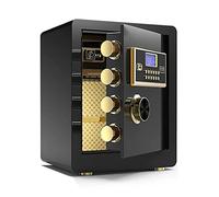 CLSDRZC Safe Safety, Bloqueo de Llave electrónica de 3 de 32 mm de Bloqueo con contraseña Oscura 38 * 32 * 45 cm Safe, Rose Red