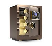 CLSDRZC Safe Safety, Bloqueo de Llave electrónica de 3 de 32 mm de Bloqueo con contraseña Oscura 38 * 32 * 45 cm Safe, Rose Red