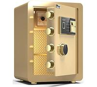 CLSDRZC Seguridad a Prueba de Fuego Cerradura de contraseña de Huella Digital a Prueba de Fuego Cerradura electrónica para el hogar, Negocios, Hotel, Oficina, 6 Formas de desbloquear para Uso en