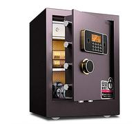 CLSDRZC Seguridad Digital s Aleación sólida Construcción de Acero Grande SFOR Hotel DE MERECHO Home, CARACTERÍSTICAS con Placas DE Acero Solido MÁS GRENAS, Ideal para el hogar, Hotel 56.5x42x36cm