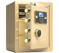 CLSDRZC, Seguridad Impermeable a Prueba de Agua y el gabinete de Bloqueo de código electrónico antirrobo para la banca de la Oficina en el hogar 2 Formas de desbloquear para la Oficina domiciliaria,