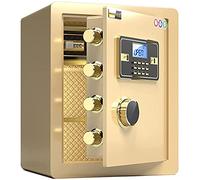 CLSDRZC Seguridad SS F y Gabinete de Seguridad de Bloqueo de código electrónico antirrobo para la banca de la Oficina en casa 2 Formas de desbloquear