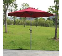 CLSDRZC Shade for Patio Fishing Garden Sun Crank Handle, Parasol with 8 Ribs, Sturdy Waterproof Outdoor Table Market Umbrella