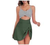 CLSDRZC Shaping Women's Summer One-Piece Swimsuit, Retro Bikini Appearance Swimsuit, Swimsuits, Beach Swimsuits, One Piece Swimsuit, Beach Bikinis for Women, Summer, Beach, Holiday