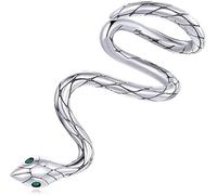 CLSDRZC Sterling Silver Jewelry,925 Sterling Silver Rich 1 Piece Magical Snake Earring Clip Hoop for Women and Menamel Ear Buckle Jewelry