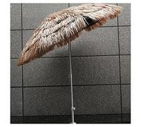 CLSDRZC Straw Hawaiian Beach Parasol with Tilt Function, for Pool Patio Outdoor Garden Umbrella