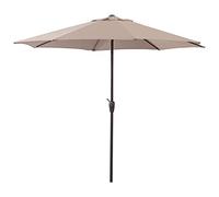 CLSDRZC Sun Shade UV Protective, Hardcore Outdoor Umbrella with Crank, Garden Parasol for Lawn Deck Patio and Balcony，Green 270cm*270cm