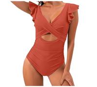 CLSDRZC Tummy Control Swimsuit, Summer One-Piece Swimsuit, Sexy Slim Fit Swimsuit, Women's Appearance Swimsuits, Swimsuit, Beachwear for Women, Summer, Beach, Holiday