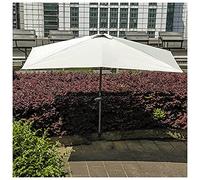 CLSDRZC Umbrella, 250cm Hardcore Square Sun Protection Rain, Half Parasol for Garden Balcony and Patio，Green