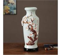 CLSDRZC Vase Ceramic Flower Rustic Farmhouse, Chinese Style Decorative For Living Room,(A2)
