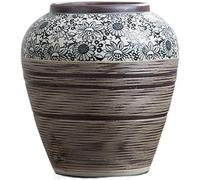 CLSDRZC Vase Ceramic Vase Dried Flower Flower Arrangement Decoration Dining Table Home Living Room TV(C)