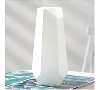 CLSDRZC Vase For Decor Blue& White Glass Handmade Decoration(Vit,Medium)