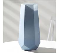 CLSDRZC Vase For Decor Blue& White Glass Handmade Decoration(Vit,Medium)