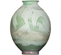 CLSDRZC Vase Living Room Handmade Flower Arrangement Ceramic Vase Home Dried Flower Pot Jar Ornaments Flower Vases Decorative