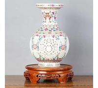 CLSDRZC Vase Pedestal Riser, Round Wooden Display Stand Base, Indoor Living Room Green Plant Fish Tank Ornament Bonsai(30cm/11.8in)