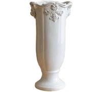 CLSDRZC Vase Tabletop Flower Arrangement Flower Pot Ceramic Ornament Decor Retro Living Room Desktop Hotel Study Aisle(16.5X25.5CM)
