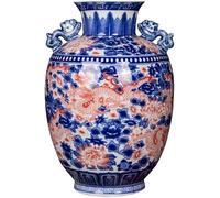 CLSDRZC Vases for Decor Chinese Flower Vase,Home Decorations Ancient Palace Ornaments Porcelain Vases Jar