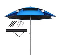 CLSDRZC Waterproof Umbrella Outdoor Fishing Or Beach Parasol 360° Rotation Protection/Rainproof/Full Shading, Multi-Purpose Garden Sun Shade Shelter Canopy, for Patio Yard Good