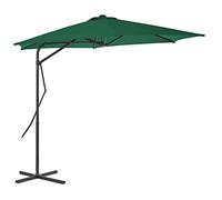 CLSDRZC with Steel Pole 300 cm Green,Beach Water Repellent,U VLight Protection, Easy to Open and Close, Garden Outdoor Parasol