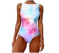 CLSDRZC Women's Tummy Control Swimsuit, Summer One-Piece Swimsuit, Retro Bikini Appearance Swimsuit, Swimsuits, Beach Swimsuits, One Piece Swimsuit, Padded, Tummy Control for Women, Summer, Beach,