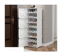 CLSDRZC Zapatero Estante para Zapatos Zapatero Multicapa Armario portátil, Armario Modular de plástico, Organizador de Almacenamiento en Cubos para Colgar Ropa, Gabinete Modular para Ropa, Libro,