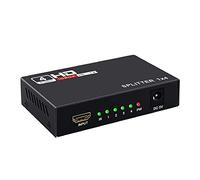 CLSSLVVBN Adaptador 4 en 1 compatible con Hembra a Hembra Divisor Hotel Portátil Portátil TV Proyector Convertidor Estación de acoplamiento
