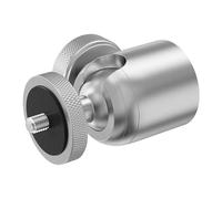 CLSSLVVBN Adaptador de cabeza esférica portátil mini, soporte universal con rosca para trípode, resistente y de gran estabilidad para senderismo y acampada. Adaptador cabeza esférica portátil, soporte