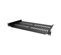 CLSSLVVBN Bandeja Cantilever para montaje en rack ventilada de 1U de acero resistente, versátil, compatible con gabinetes y racks equipos 19 pulgadas, estante para rack servidor, estante para servidor