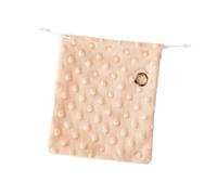 CLSSLVVBN Bolsa de Viaje portátil y Transpirable para petauros del azúcar, de Franela, con cordón Ajustable. Transportín para Animales pequeños Que Proporciona un Lugar Acogedor, Amarillo, 19x16cm