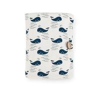 CLSSLVVBN Bolso cambiador de tela suave, capacidad, diseño con espacio extra, cambiador portátil. Para usar en salidas, Ballena