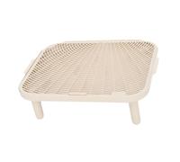 CLSSLVVBN Esterilla de Arena para Gatos con Boca Oblicua, Ideal para la Limpieza de Mascotas. Fácil Limpiar, Permite Verter Arena sin Dejar residuos. Fabricada en PP Primera Calidad.