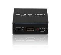 CLSSLVVBN Extractor de Audio Divisor de extracción Compatible con Convertidor Pass 2.0CH 5.1CH con Adaptador de Cable USB con indicador LED