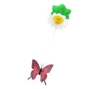 CLSSLVVBN Juguetes automáticos para Gatos, Juguete Interactivo para Gatos, Juguete Giratorio eléctrico con Forma de Mariposa Que cautiva a los de Interior con su Divertido Movimiento, Forma pájaro y