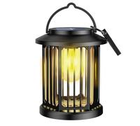 CLSSLVVBN Linterna solar impermeable con efecto mejorado, fácil de iluminar, ideal para patios y decoraciones, filamento de tungsteno