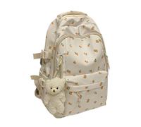 CLSSLVVBN Mochila De Cereza Con Patrón De Cereza Mochila Elegante Nylon Para Niñas Regreso A La Escuela Para Niñas, tipo+3