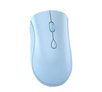 CLSSLVVBN Ratón inalámbrico 2,4G Compatible con Bluetooth USB Silencio Clic ratón Antideslizante 3 Niveles dpi 3D ratón de Ordenador para PC portátil, Carga 2.4G Azul