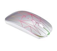 CLSSLVVBN Ratón inalámbrico para Juegos de 2,4 GHz para Oficina, 800 dpi, Ratones Recargables Ajustables, Suministros para PC de Escritorio destinados a para Windows XP/7/8/10