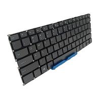 CLSSLVVBN Teclados mecánicos Equipo retroiluminado Piezas de reparación de Escritura fluida Reemplazo de Marco Negro para Lenovo Yoga 730-13IKB