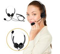 CLSSLVVBN Teléfono Central de Techo con tecnología Mejorada de comunicación y reducción Ruido Funciones Cambio y marcación previa 32 bits Auriculares Manos Libres para el Centro Auriculares