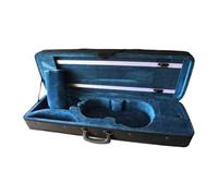 CLSSLVVBN Viaje fácilmente con este estuche para violín portátil, ligero y rectangular, con amplio espacio de almacenamiento para materiales de enseñanza y arcos. Estuche para violín 4/4 tamaño