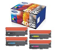 CLT-K406S P406S 406C - Tóner multipack compatible para Samsung CLT-P406C CLT-K406S para Samsung Xpress CLX 3305 CLP-365 Toner C460W C410W CLP-360 CLP-365W CLX-3305FN CLX-3305W CLX-3305W CLX-3305W CLX